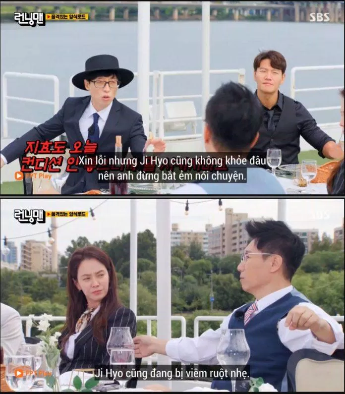 Running Man 574: Netizen phát hiện Song Ji Hyo liên tục ôm bụng khiến fans lo lắng - BlogAnChoi Running Man 574: Netizen phát hiện Song Ji Hyo liên tục ôm bụng khiến fans lo lắng - BlogAnChoi