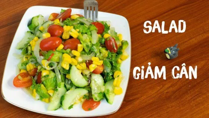 Salad là món ăn giúp giảm cân rất tốt (Ảnh: Internet).