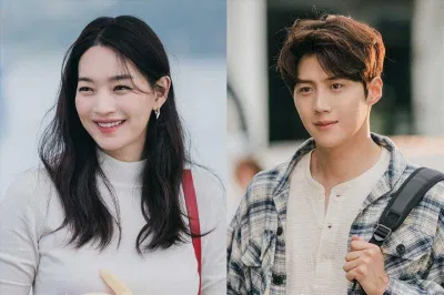Shin Min Ah (vai Yoon Hye Jin) và Kim Seon Ho (vai Hong Du Sik) (Nguồn: TvN) Shin Min Ah (vai Yoon Hye Jin) và Kim Seon Ho (vai Hong Du Sik) (Nguồn: TvN)