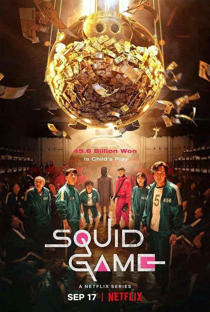 Poster chính thức của "Squid Game" (ảnh: Internet)