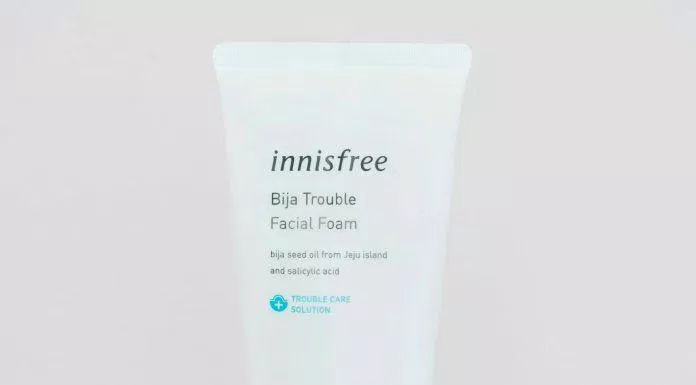 Innisfree Bija Trouble Facial Foam sữa rửa mặt dành cho da mụn