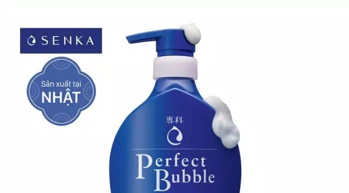 Sữa tắm Senka Perfect Bubble hương hoa đinh lan dưỡng ẩm tự nhiên (Ảnh: Internet)