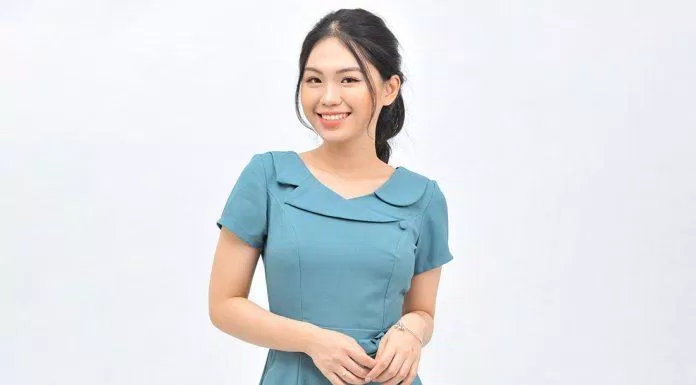 Đầm màu xanh thiết kế nhẹ nhàng (Nguồn Internet)