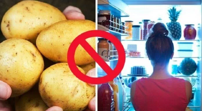 Khoai tây để trong tủ lạnh sẽ mất hương vị và chất dinh dưỡng (Ảnh: Internet).