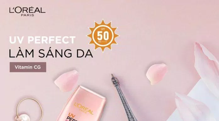 Kem chống nắng L’Oreal UV Perfect Rosy Instant White dưỡng sáng và nâng tone da ( Nguồn: internet)