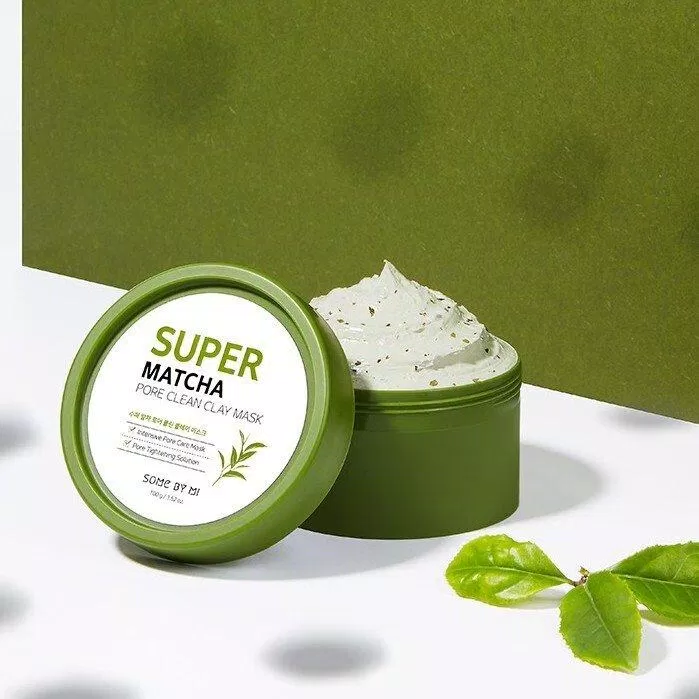 Mặt nạ đất sét Super Matcha Pore Clean Clay Mask được chiết xuất từ lá trà xanh tươi nuôi dưỡng da ( Nguồn: internet)