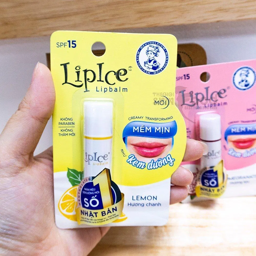 Lipice Creamy có chứa SPF giúp bảo vệ môi (Nguồn: Internet)