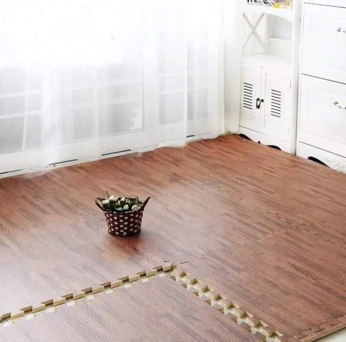 Thảm xốp không chỉ giúp căn phòng sạch sẽ hơn (Nguồn: Internet)