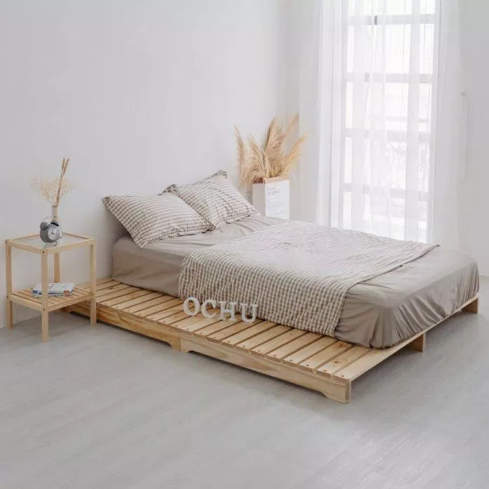 Giường Pallet rất dễ decor để phù hợp với căn phòng (Nguồn: Internet)