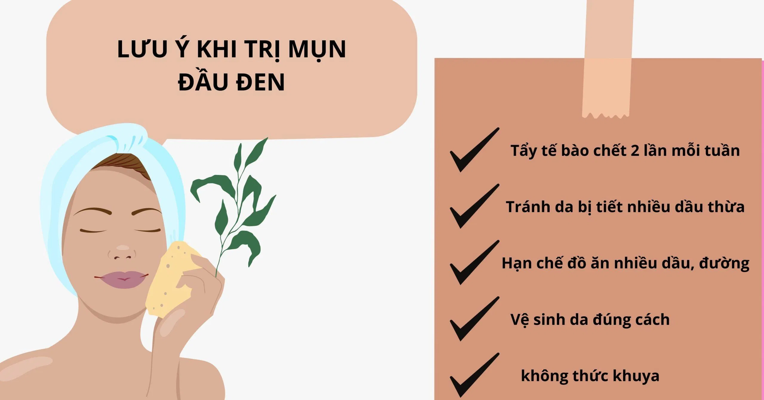 Các lưu ý nên biết để trị mụn đầu đen hiệu quả hơn cho da ( Nguồn: BlogAnChoi)