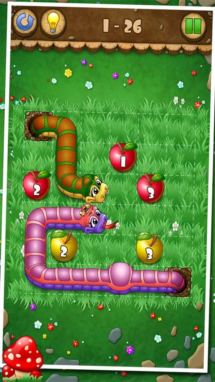 Game rắn săn mồi Snakes and Apples ăn bánh kẹo hay nhất dành cho Android và iOS (Ảnh: Internet) Game rắn săn mồi Snakes and Apples ăn bánh kẹo hay nhất dành cho Android và iOS (Ảnh: Internet)
