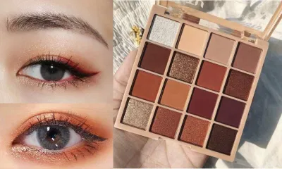 Bảng phấn mắt nội địa Trung TUTU KaQi Color màu #802. Nguồn: Internet
