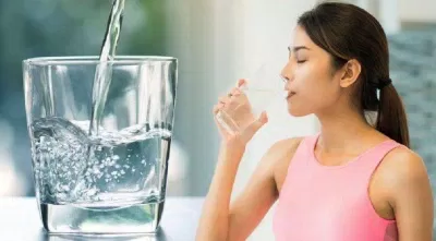 Uống đủ nước - việc đơn giản mà lại rất tốt cho cơ thể (Ảnh: Internet).