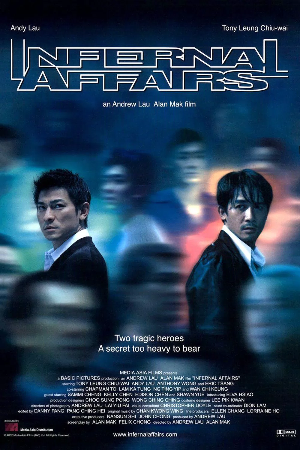 Poster phim Vô Gian Đạo - Infernal Affairs (2002) (Ảnh: Internet)