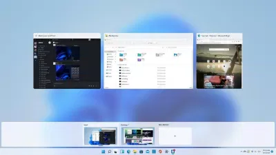 Nhiều desktop trong Windows 11 (Ảnh: Internet). Nhiều desktop trong Windows 11 (Ảnh: Internet).