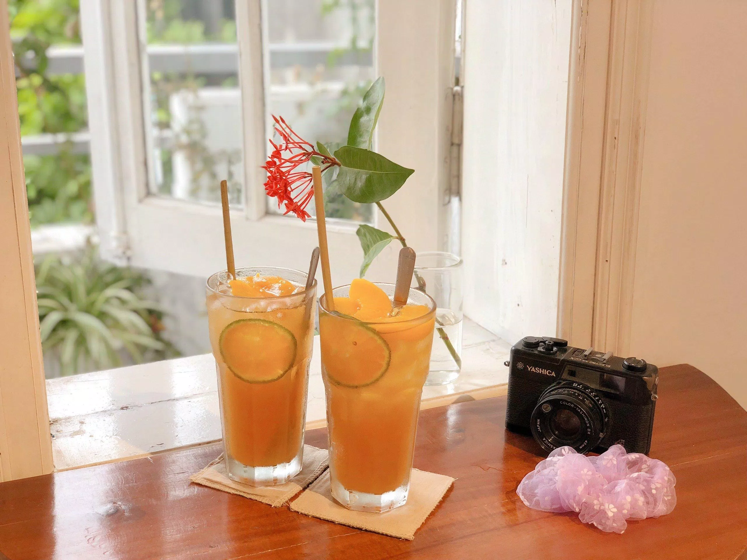 Trà đào cam sả (Nguồn: minhlakhenh). Trà đào cam sả (Nguồn: minhlakhenh).