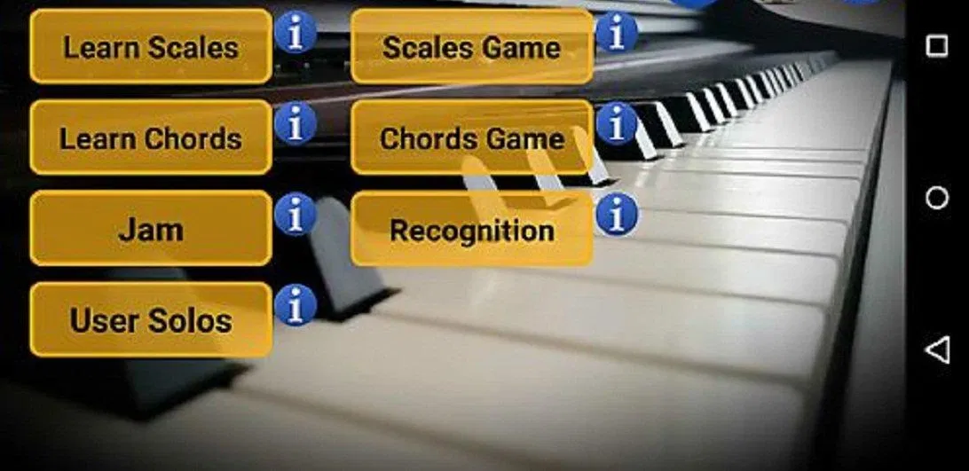 Ứng dụng Piano Scales & Chords Free trên điện thoại (Ảnh: Internet). Ứng dụng Piano Scales & Chords Free trên điện thoại (Ảnh: Internet).