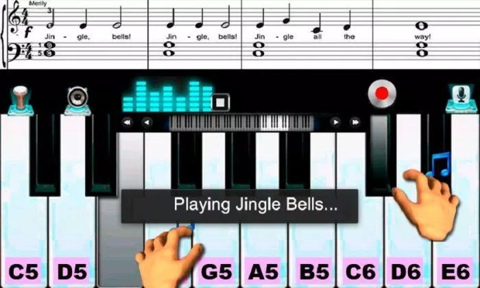 Ứng dụng Real Piano Teacher trên điện thoại (Ảnh: Internet). Ứng dụng Real Piano Teacher trên điện thoại (Ảnh: Internet).
