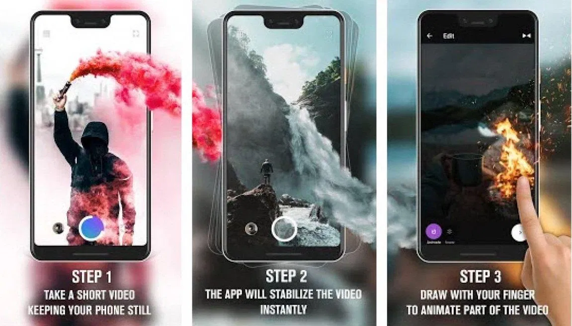 Ứng dụng Loopsie - 3D Photo Editor trên điện thoại (Ảnh: Internet). Ứng dụng Loopsie - 3D Photo Editor trên điện thoại (Ảnh: Internet).