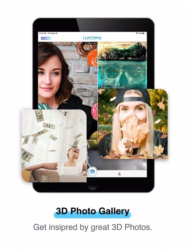 Ứng dụng LucidPix 3D Photo Creator trên điện thoại (Ảnh: Internet).
