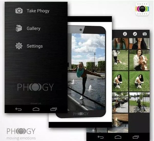 Ứng dụng Phogy 3D Camera trên điện thoại (Ảnh: Internet).