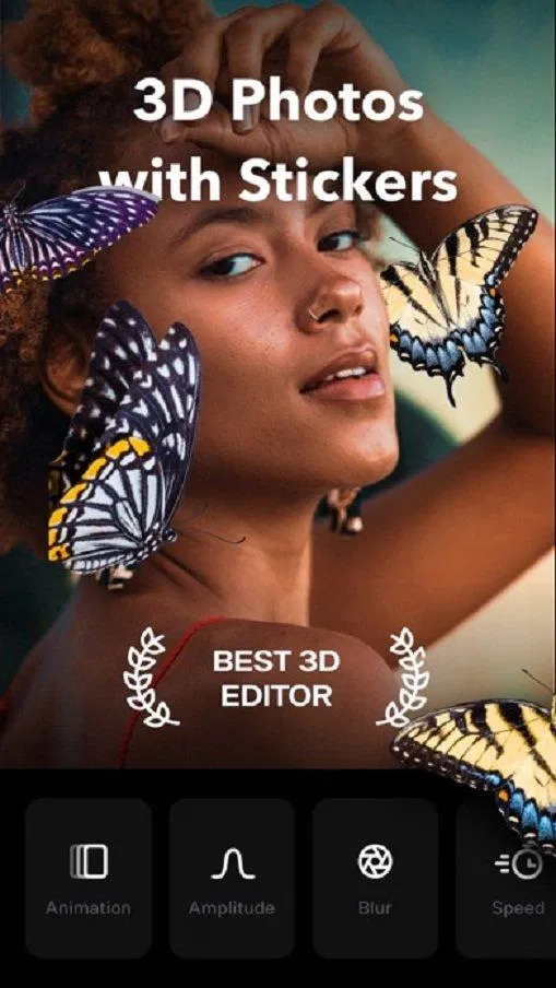 Ứng dụng Parallax: 3D Photo Editor trên điện thoại (Ảnh: Internet). Ứng dụng Parallax: 3D Photo Editor trên điện thoại (Ảnh: Internet).