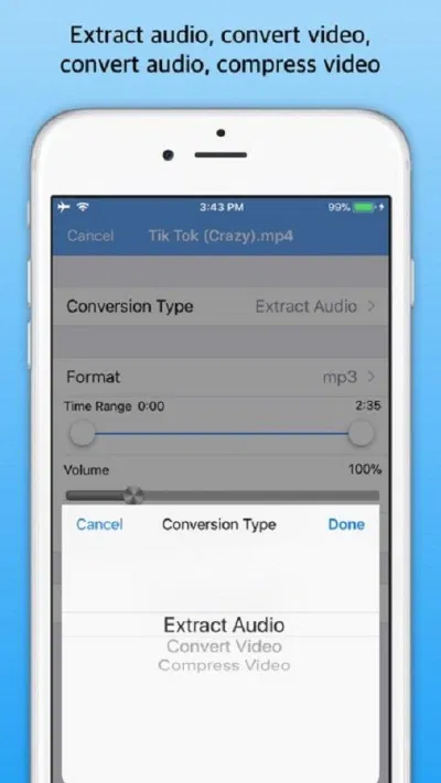 Chọn 1 trong 3 chức năng của app (Ảnh: Internet). Chọn 1 trong 3 chức năng của app (Ảnh: Internet).