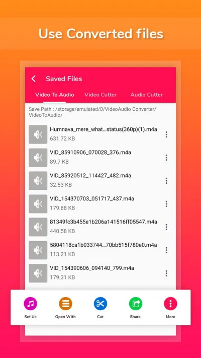 Đặt làm nhạc chuông hoặc chia sẻ file âm thanh (Ảnh: Internet). Đặt làm nhạc chuông hoặc chia sẻ file âm thanh (Ảnh: Internet).