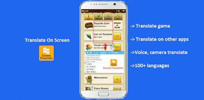 Ứng dụng dịch hình ảnh Translate On Screen trên điện thoại (Ảnh: Internet). Ứng dụng dịch hình ảnh Translate On Screen trên điện thoại (Ảnh: Internet).