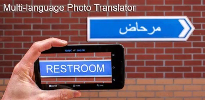 Ứng dụng dịch hình ảnh Photo Translator trên điện thoại (Ảnh: Internet).