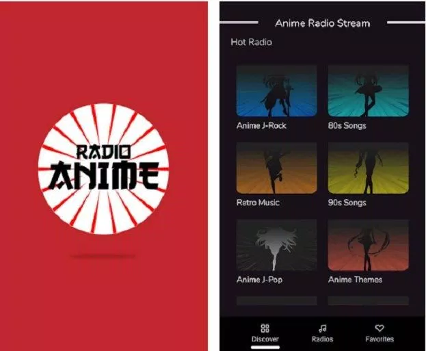 Ứng dụng Anime Radio trên điện thoại (Ảnh: Internet). Ứng dụng Anime Radio trên điện thoại (Ảnh: Internet).