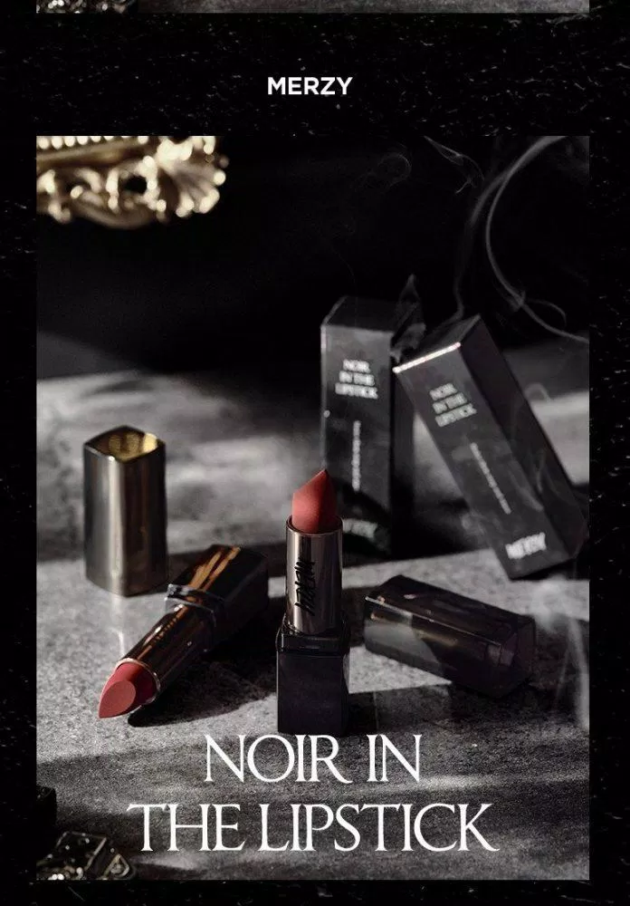 Phiên bản son thỏi Merzy Noir In The Lipstick mang đến cảm giác quyến rũ. sang chảnh ( Nguồn: internet)