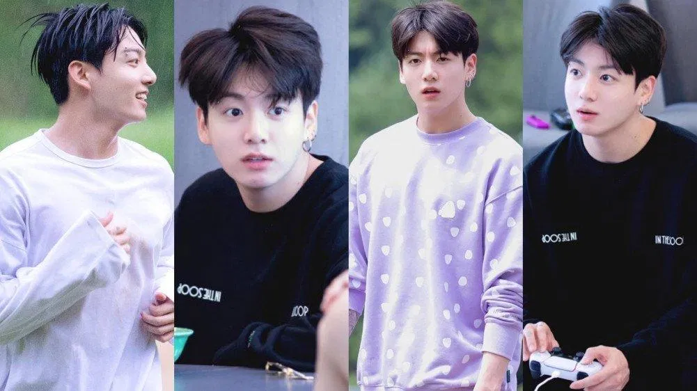 Mặt mộc của Jungkook còn đẹp hơn cả khi makeup. (Ảnh: Internet)