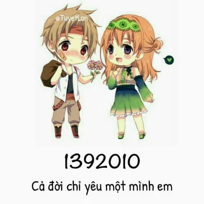 101 câu tỏ tình bằng số Trung Quốc cực lạ, cực ngọt (Ảnh: Internet)