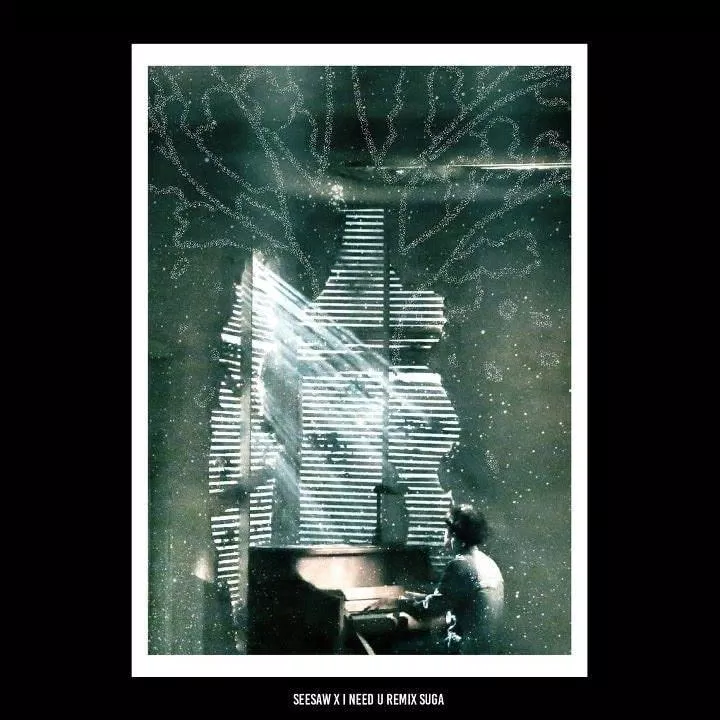 Jungkook làm cover art vô cùng xịn, lung linh cho Suga (Ảnh: Internet)