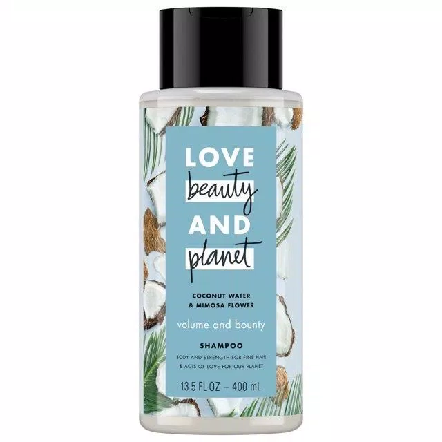 Dầu gội Love Beauty And Planet nuôi dưỡng tóc bồng bềnh (Ảnh: Internet)