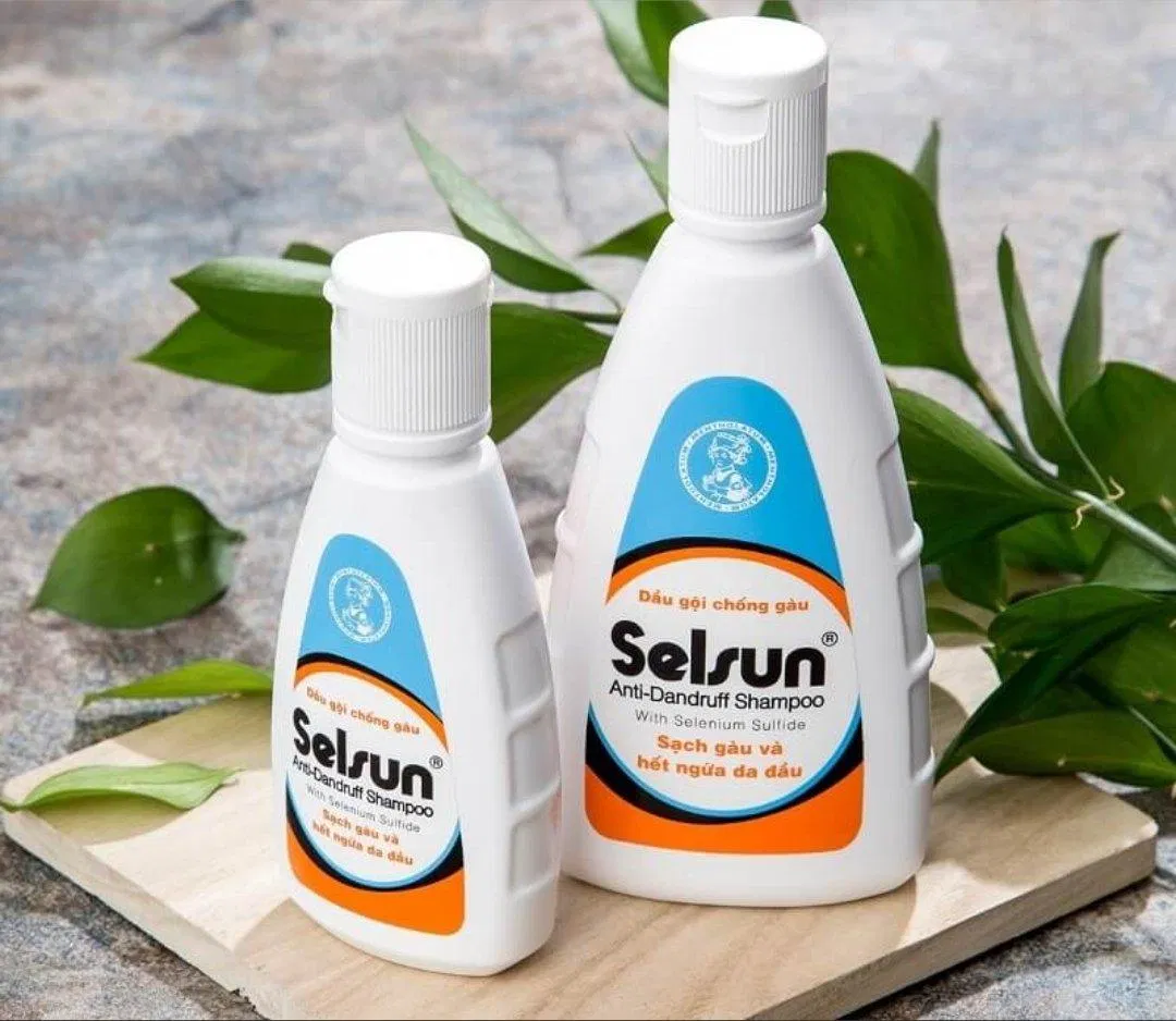Dầu gội trị gàu Selsun (Ảnh: Internet).