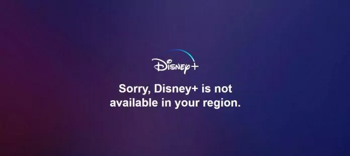 Khi đăng nhập vào trang chủ Disney người dùng tại khu vực ĐNÁ sẽ hiện thông báo "Disney+ không khả dụng tại khu vực của bạn" . (Ảnh: Internet).