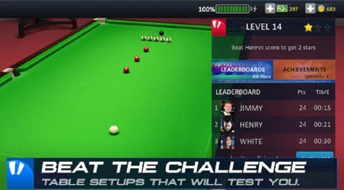 Game bida Snooker Stars – 3D Online Sports Game chơi trên điện thoại (Ảnh: Internet). Game bida Snooker Stars – 3D Online Sports Game chơi trên điện thoại (Ảnh: Internet).