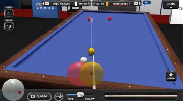 Game bida World Championship Billiards chơi trên điện thoại (Ảnh: Internet).