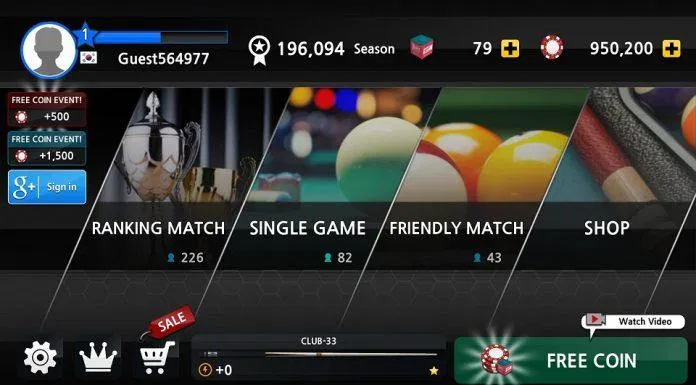 Game bida World Championship Billiards chơi trên điện thoại (Ảnh: Internet).