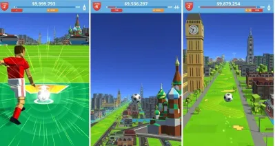 Game sút bóng Soccer Kick chơi trên điện thoại (Ảnh: Internet). Game sút bóng Soccer Kick chơi trên điện thoại (Ảnh: Internet).