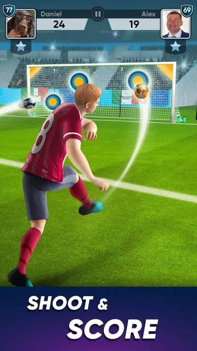 Game sút bóng SOCCER Kicks chơi trên điện thoại (Ảnh: Internet). Game sút bóng SOCCER Kicks chơi trên điện thoại (Ảnh: Internet).