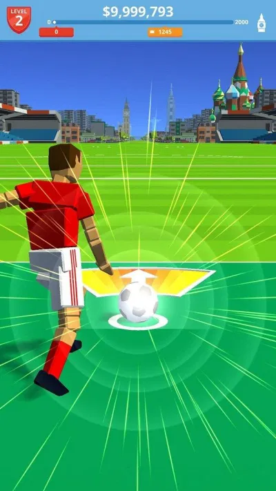 Game sút bóng Soccer Kick chơi trên điện thoại (Ảnh: Internet). Game sút bóng Soccer Kick chơi trên điện thoại (Ảnh: Internet).