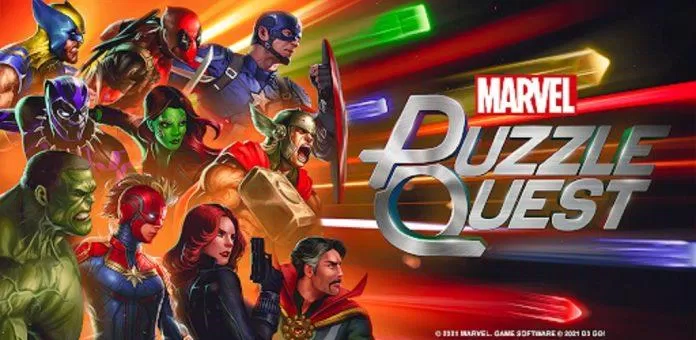 Game Marvel Puzzle Quest cho điện thoại (Ảnh: Internet).