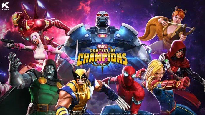 Game Marvel Contest of Champions trên điện thoại (Ảnh: Internet).