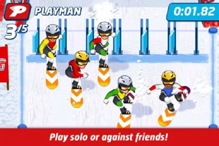 Game Playman Winter Games chủ đề mùa đông (Ảnh: Internet).