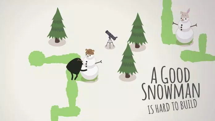 Game A Good Snowman Is Hard To Build chủ đề mùa đông (Ảnh: Internet).