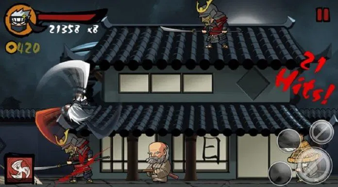 Game Ninja Revenge trên điện thoại (Ảnh: Internet). Game Ninja Revenge trên điện thoại (Ảnh: Internet).