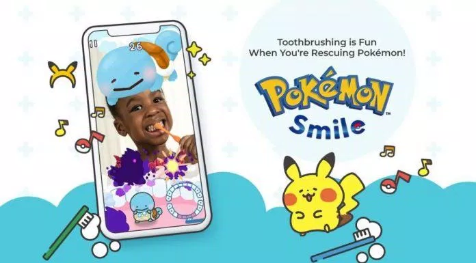 Pokemon Smile khuyến khích trẻ em đánh răng (Ảnh: Internet).